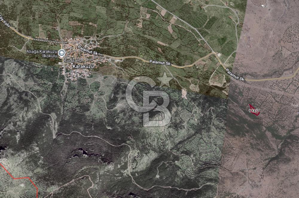 CB ODAK'TAN ALİAĞA KARAKUZU'DA YATIRIMLIK VE HOBİYE UYGUN TARLA