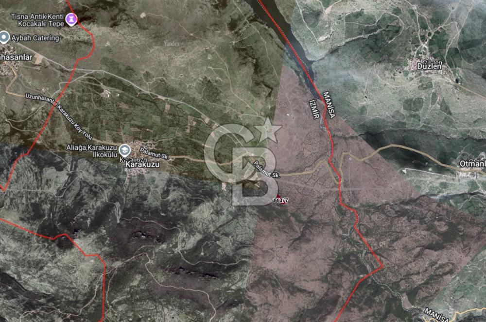 CB ODAK'TAN ALİAĞA KARAKUZU'DA YATIRIMLIK VE HOBİYE UYGUN TARLA