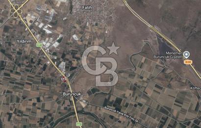 CB ODAK'TAN MENEMEN BURUNCUKTA YOLA CEPHELİ SATILIK 5.597M2