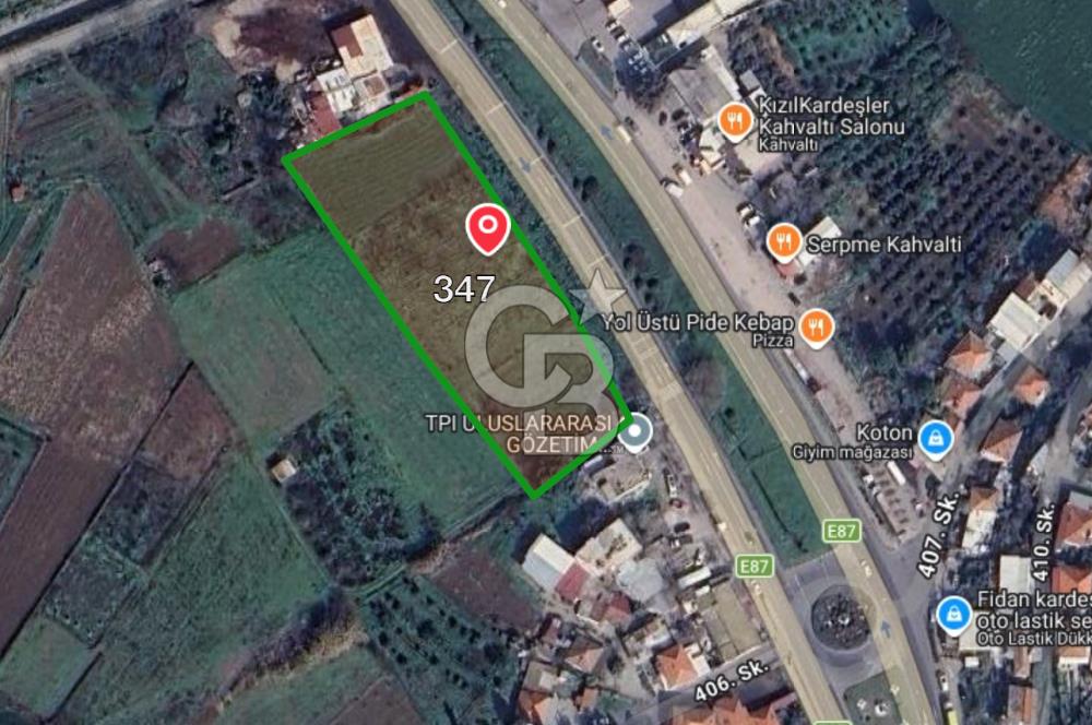 CB ODAK'TAN MENEMEN BURUNCUKTA YOLA CEPHELİ SATILIK 5.597M2