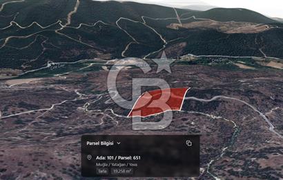 Muğla Yatağan Yava Satılık 2.900.000 TL Yatırımlık Tarla