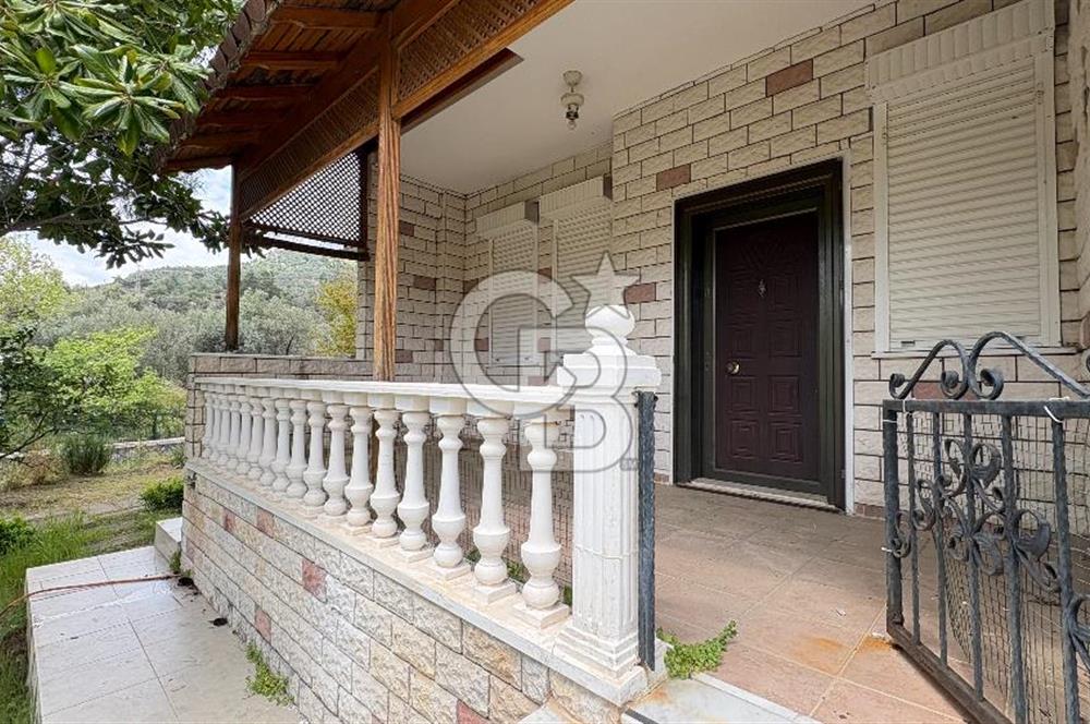 ÇANAKKALE AYVACIK AHMETÇE'DE DENİZ MANZARALI SATILIK VİLLA