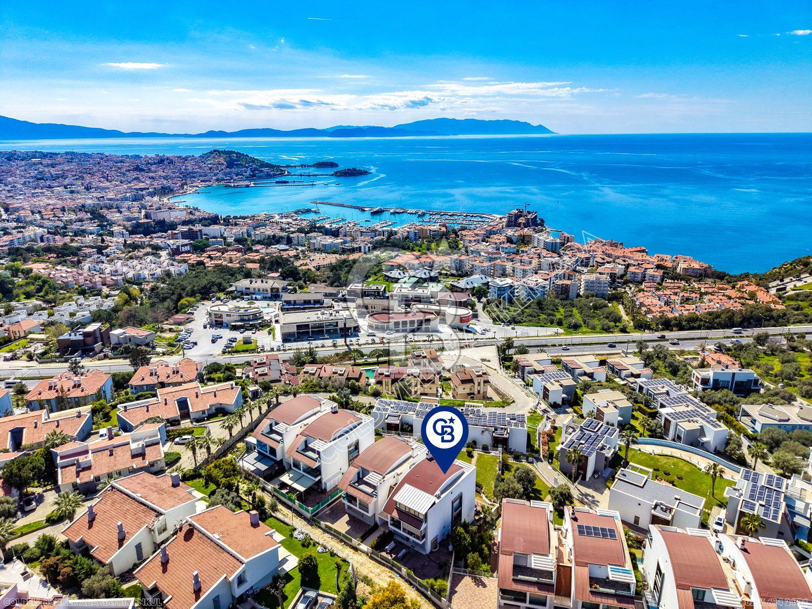 Kuşadası Milenyum Egel Sitesi Deniz Manzaralı 4+1 Bahçe Dubleksi