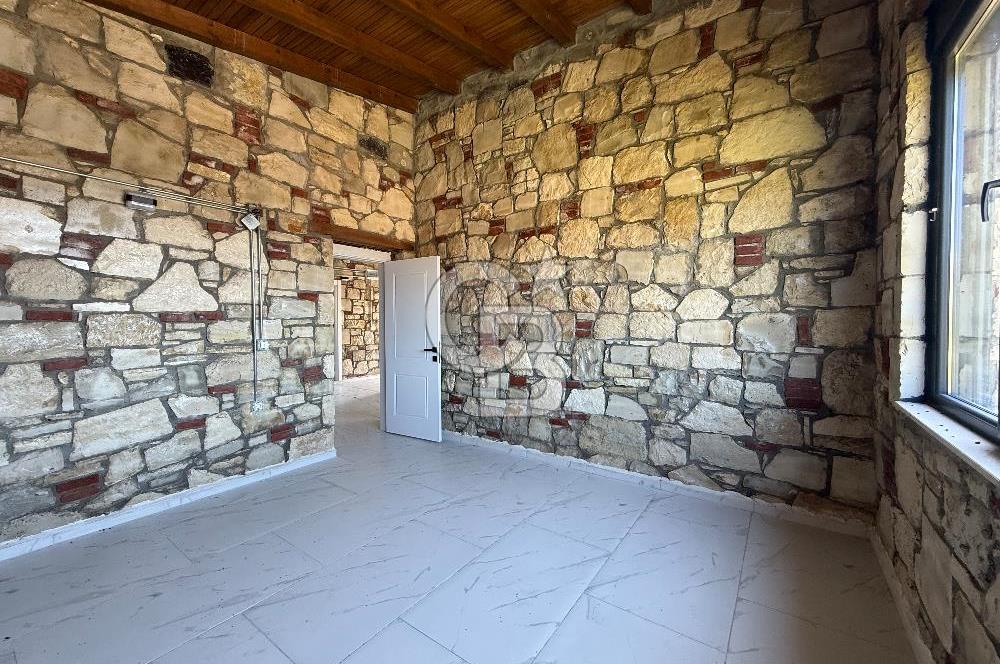 DİKİLİ YENİCE TAM MÜSTAKİL 3+1 DUBLEKS SATILIK TAŞ EV