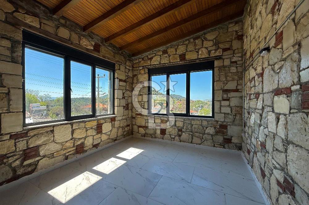 DİKİLİ YENİCE TAM MÜSTAKİL 3+1 DUBLEKS SATILIK TAŞ EV