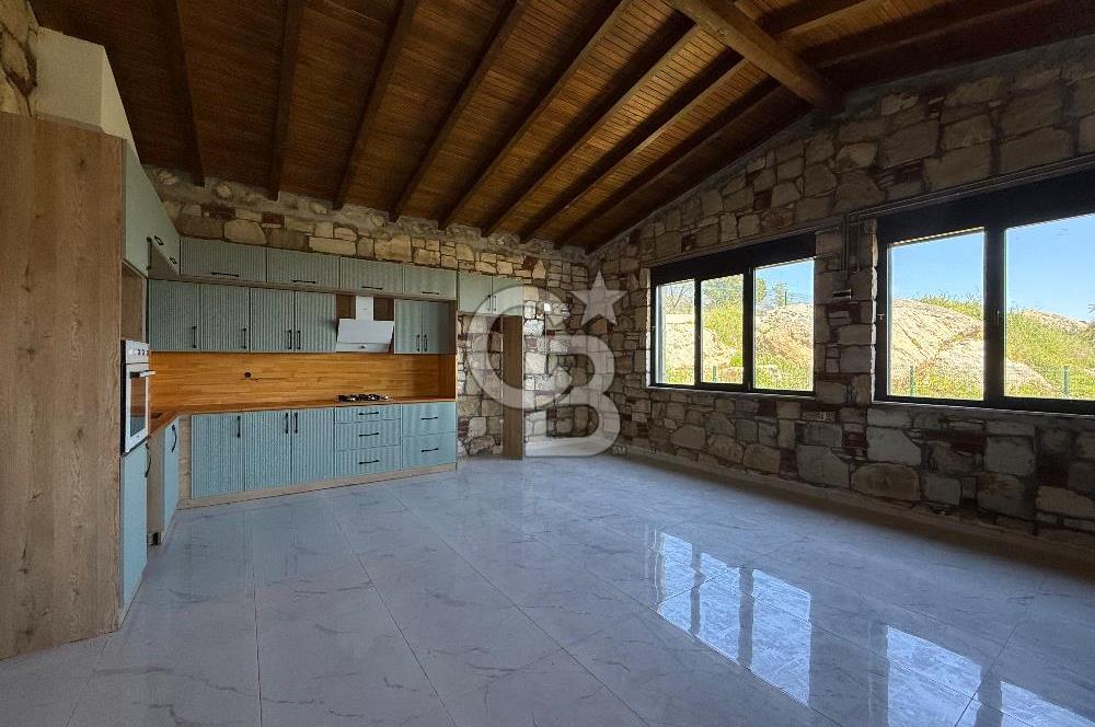 DİKİLİ YENİCE TAM MÜSTAKİL 3+1 DUBLEKS SATILIK TAŞ EV