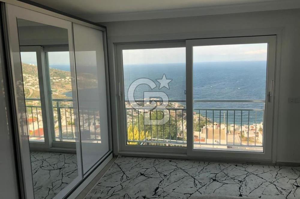 YALIKAVAK KIZILBURUNDA FULL DENİZ MANZARALI 4+2 HAVUZLU VİLLA