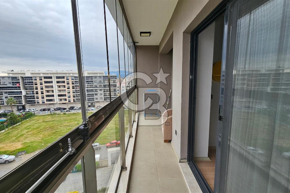 Torbalı Mia Koru 2 Havuz Cephe 1+1 Eşyalı Kiralık Daire