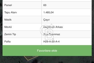 KIZILCAHAMAM PAZAR DERESİ YAKINI SATILIK ARSA - 1 - 345895