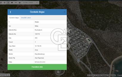 MUĞLA MİLAS KIYIKIŞLACIK MH. SATILIK VİLLA İMARLI ARSA HİSSESİ