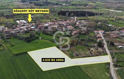 Bayramiç ağaçköyde köy içi imarlı 4630 m2 arsa