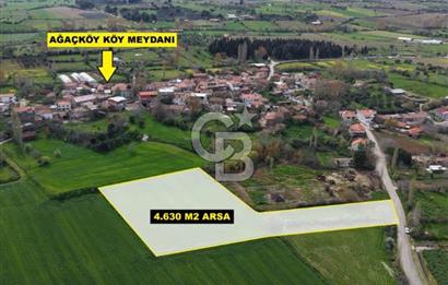 Bayramiç ağaçköyde köy içi imarlı 4630 m2 arsa