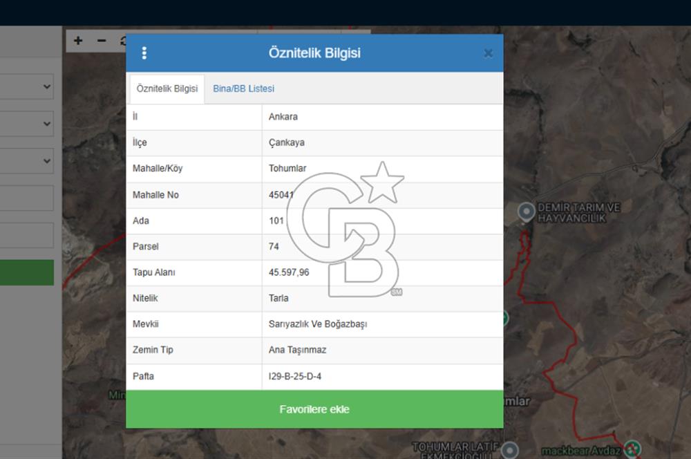 CB ELİTTEN GÖLBAŞI TOHUMLARDA 1,500 M2 YATIRIMLIK TARLA