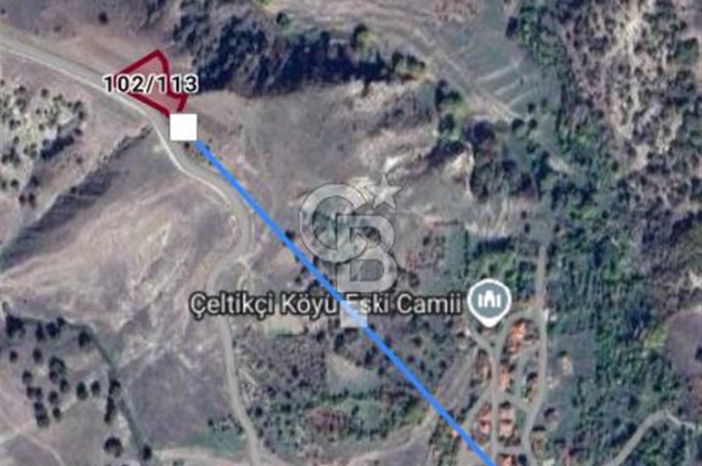 KÜTAHYA GEDİZ ÇELTİKÇİ'DE CB İYA'DAN SATILIK TEK TAPU TARLA