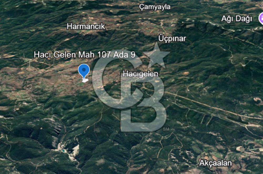 Lapseki Hacıgelen Köyünde Yolu Açılmış Satılık Tarla