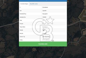 Lapseki Hacıgelen Köyünde Yolu Açılmış Satılık Tarla - 7 - 346034