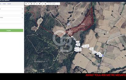 LAPSEKİ'DE GES VE ÇİFTLİK YATIRIMINA UYGUN SATILIK TARLA
