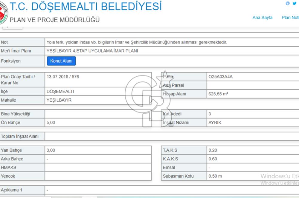 YEŞİLBAYIRDA ARSAYI ALAN EV KAZANIYOR