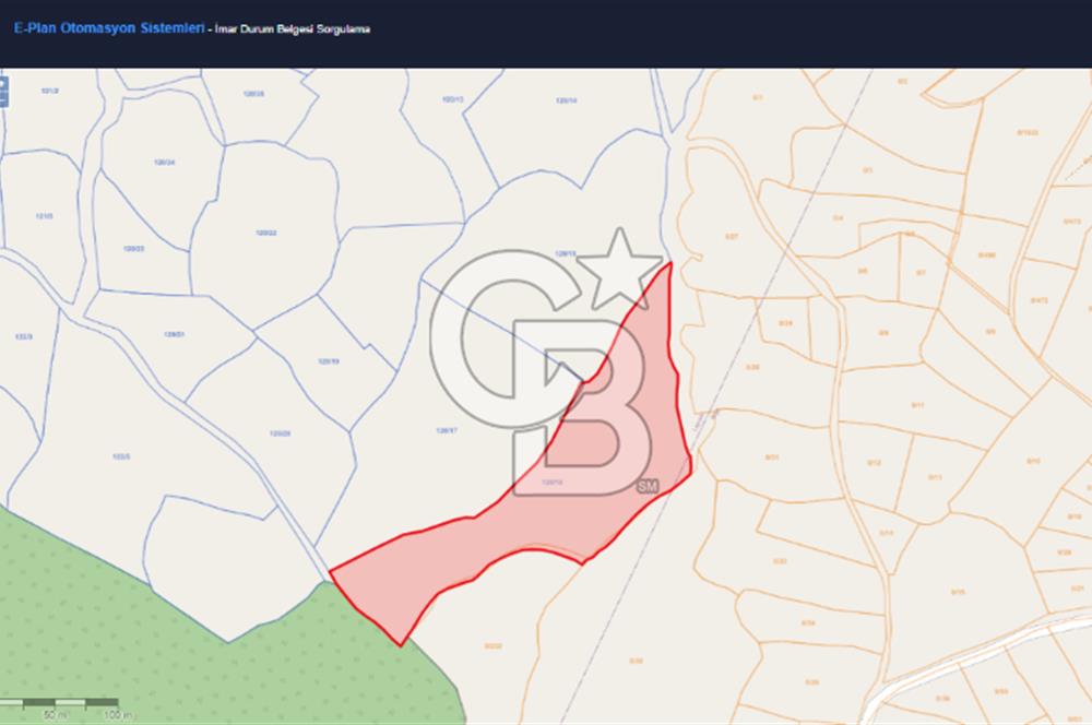 LAPSEKİ'DE GES VE ÇİFTLİK YATIRIMINA UYGUN SATILIK TARLA