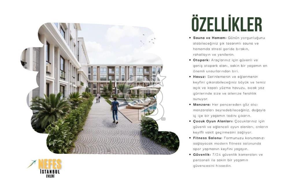 NEFES İSTANBUL EVLERİ SELİMPAŞA'DA 2+1 80 M² NET SATILIK DAİRE