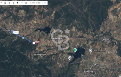 LAPSEKİ'DE GES VE ÇİFTLİK YATIRIMINA UYGUN SATILIK TARLA