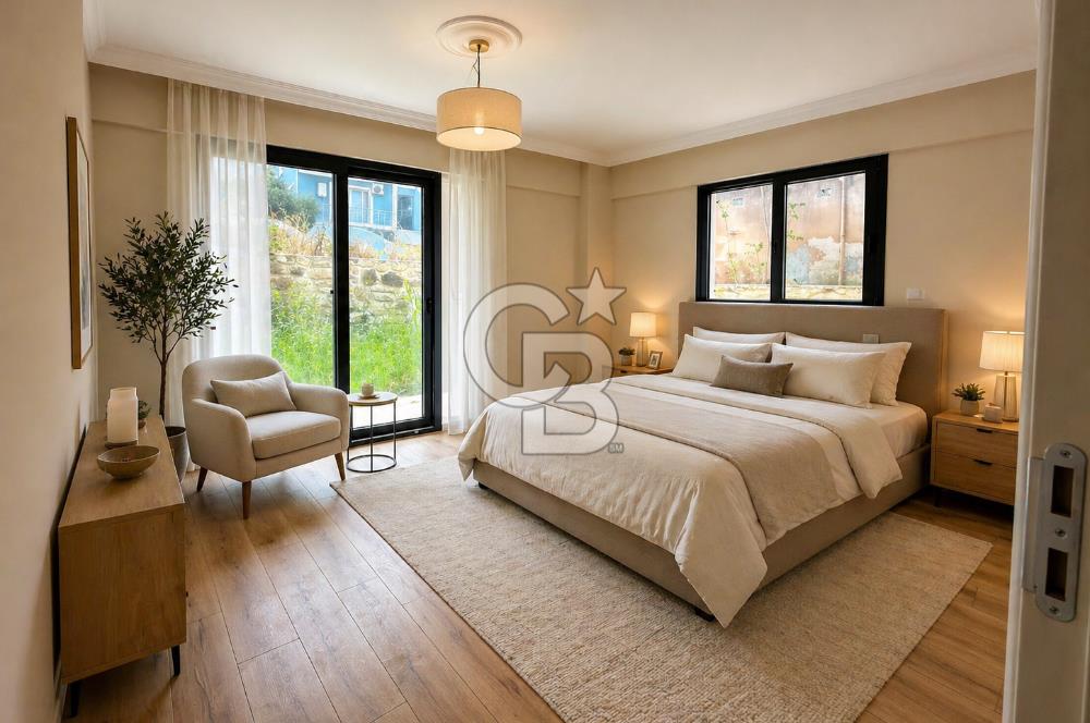 Foça Bağarası’nda 3+1 Dubleks | 3 Banyo | Mini Villa Konsepti