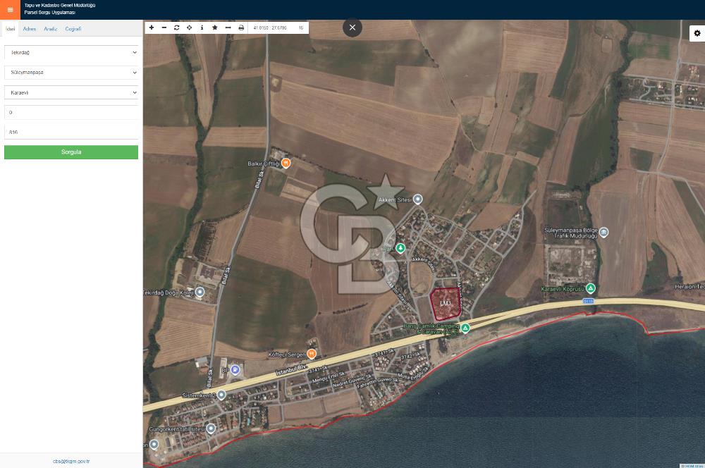 Tekirdağ Süleymanpaşa'da 2 Kat Satılık İmarlı Arsa