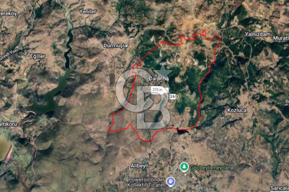 İZMİR BERGAMA ÇAMOBA KÖYÜNDE 1102 m² SATILIK TARLA