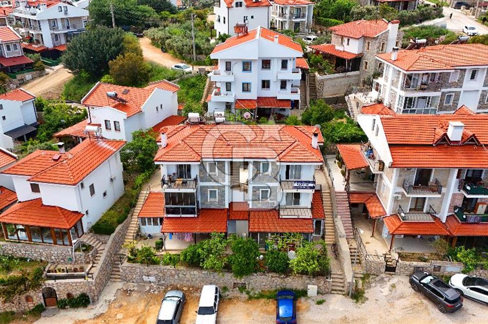 DATÇA MAHALLESİNDE 3+1 TAM MÜSTAKİL DENİZ MANZARALI SATILIK VİLLA 