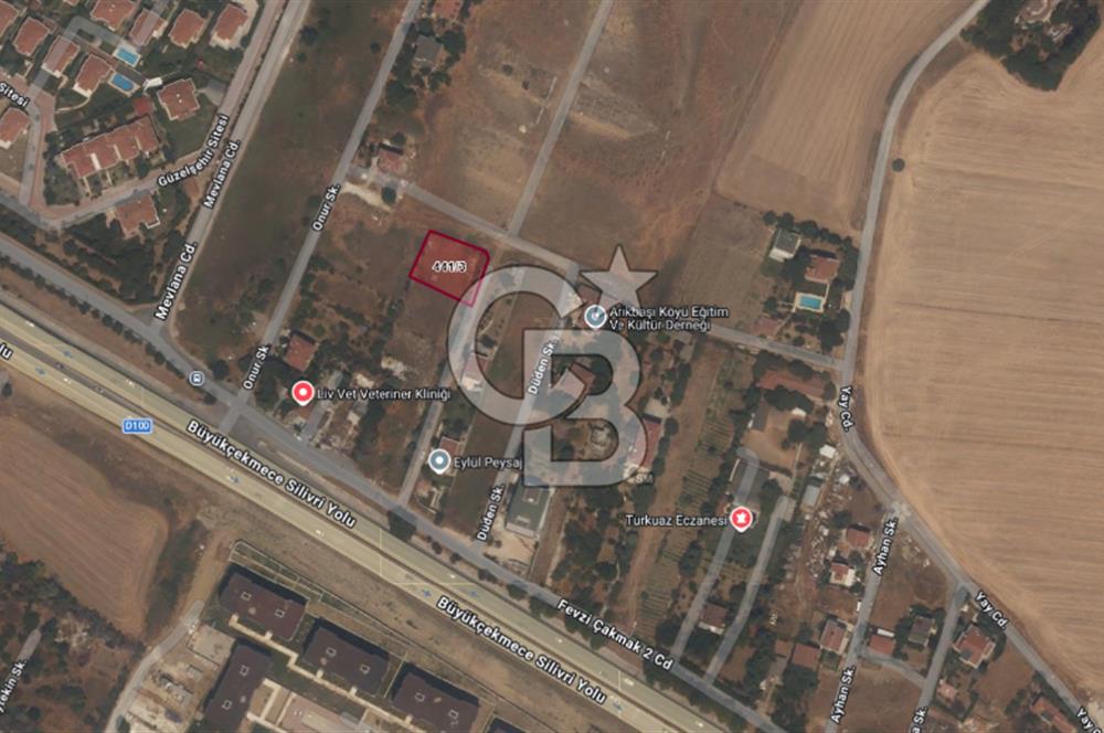  Büyükçekmece Güzelce'de | Deniz Manzaralı | Ticaret+Konut İmarlı 4 Kat Satılık Arsa