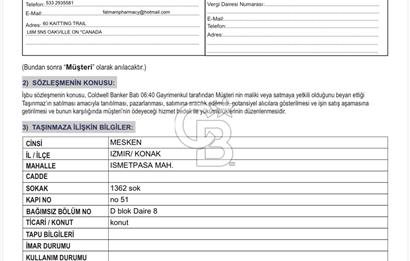 folkart time da 1+0 satılık daire