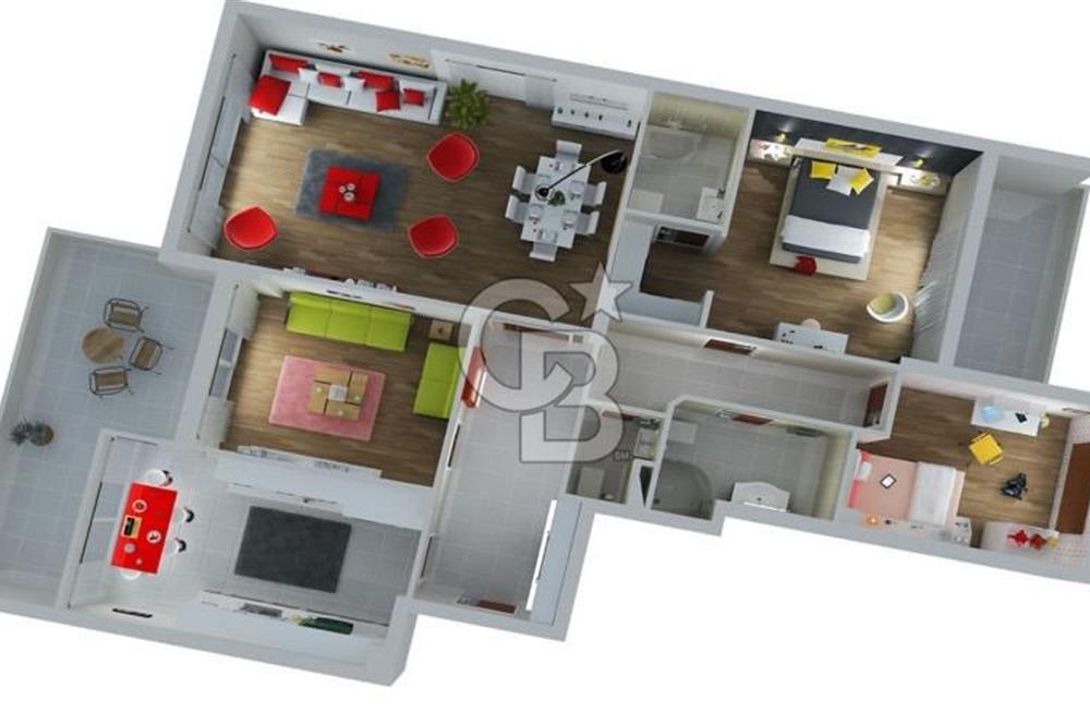 PAMUKLAR MAHALLESİNDE YÜKSEK KAT VADİ CEPHE FIRSAT DAİRE