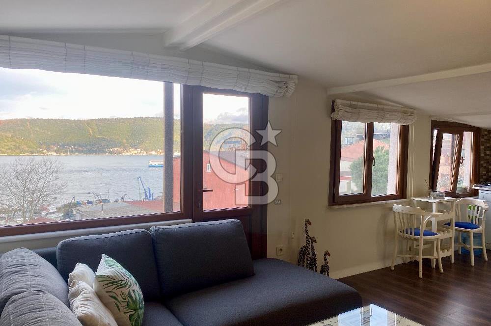 Rumeli Kavağında Deniz Manzaralı Eşyalı 1+1 Kiralık Daire