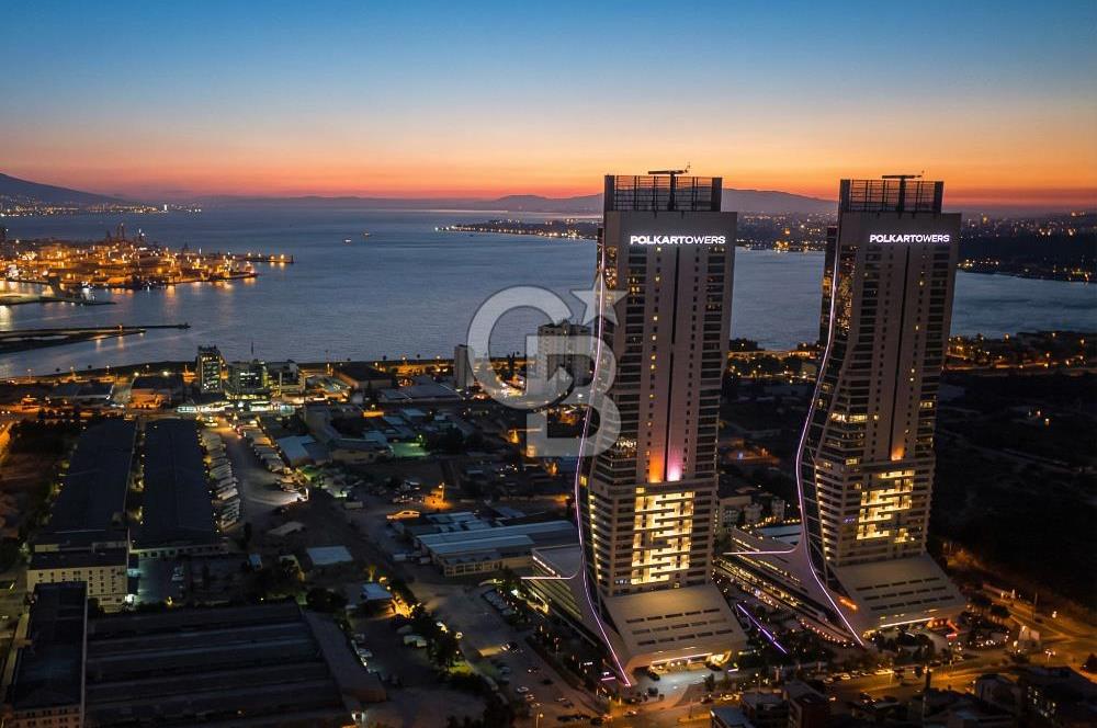 Folkart Towers B Kule Kiralık Deniz Cepheli 2+1 Ofis