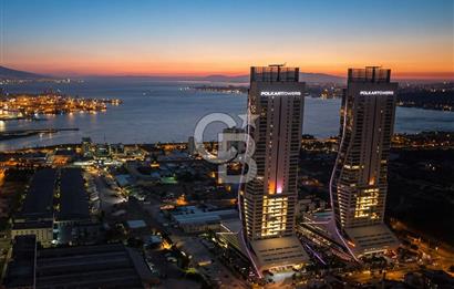 Folkart Towers B Kule Kiralık Deniz Cepheli 2+1 Ofis