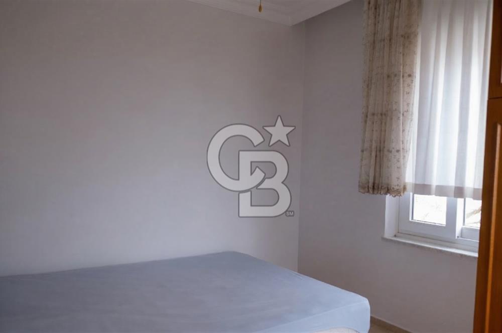 PANOROMİK DENİZ MANZARALI Sarıgerme'de Kiralık Eşyalı 3+1 Bahçe Tripleks