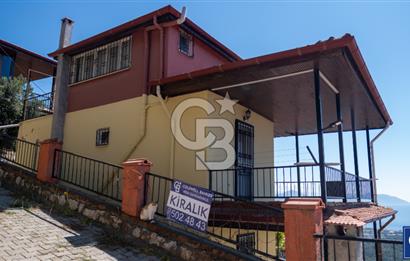 Sarıgerme'de Deniz Manzaralı Kiralık 3+1 Bahçe Tripleksi