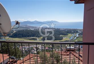 Sarıgerme'de Deniz Manzaralı Kiralık 3+1 Bahçe Tripleksi - 8 - 346351