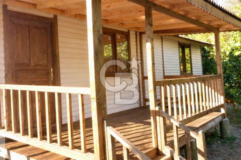 Ortaca Okçular'da Altyapılı Satılık Doğa Manzaralı AHŞAP EVİ OLAN Bahçe 