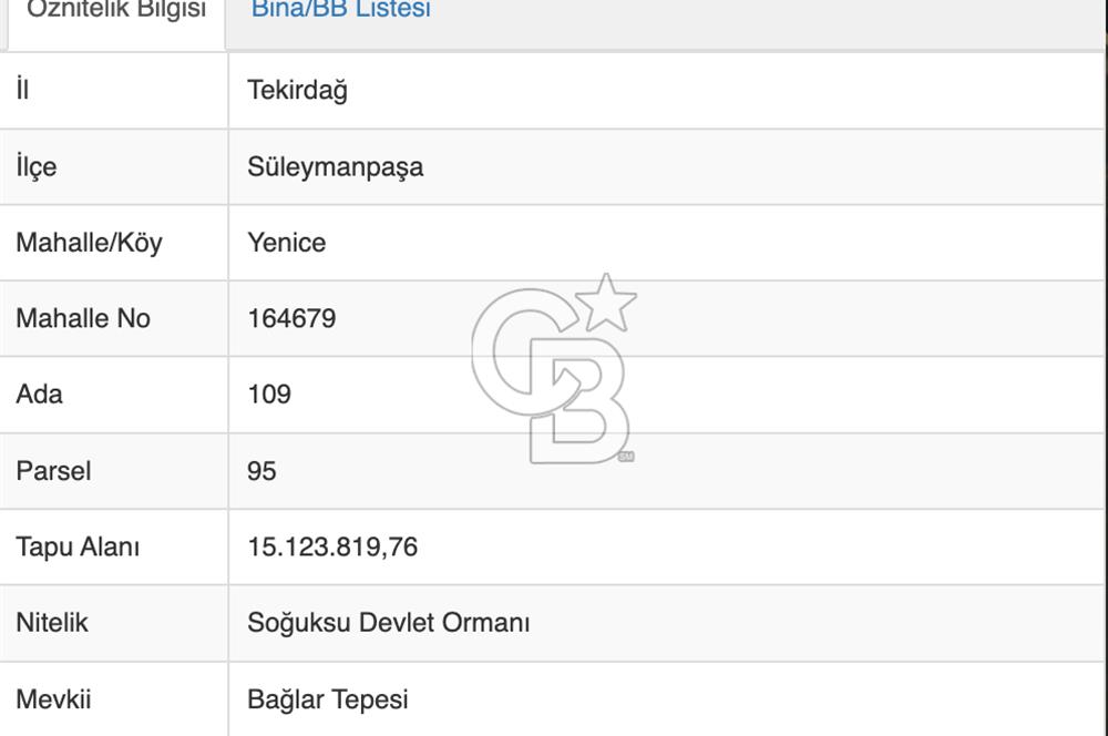 TEKİRDAĞ SÜLEYMANPAŞA CEVİZ ÜRETİLEN 160 DÖNÜM BAKIMLI TARLA
