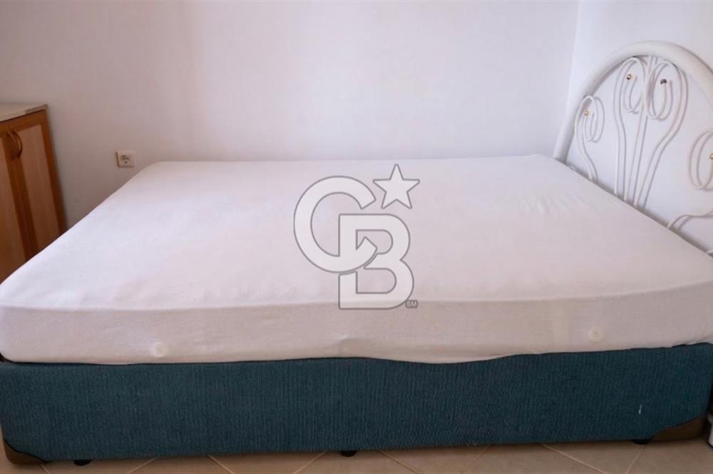 PANOROMİK DENİZ MANZARALI Sarıgerme'de Kiralık Eşyalı 3+1 Bahçe Tripleks