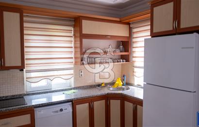 PANOROMİK DENİZ MANZARALI Sarıgerme'de Kiralık Eşyalı 3+1 Bahçe Tripleks