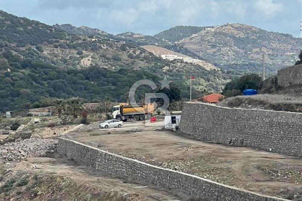 BODRUM GÜRECEDE TERASLAMASI YAPILI DENİZ MANZARALI 255M2 ARSA