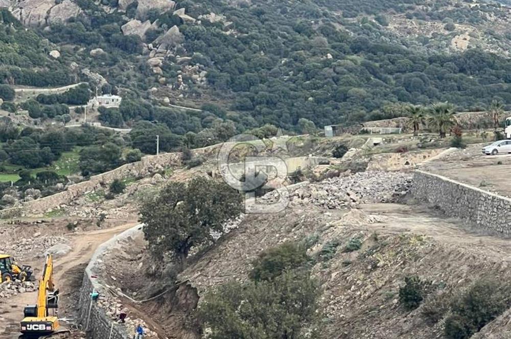BODRUM GÜRECEDE TERASLAMASI YAPILI DENİZ MANZARALI 255M2 ARSA