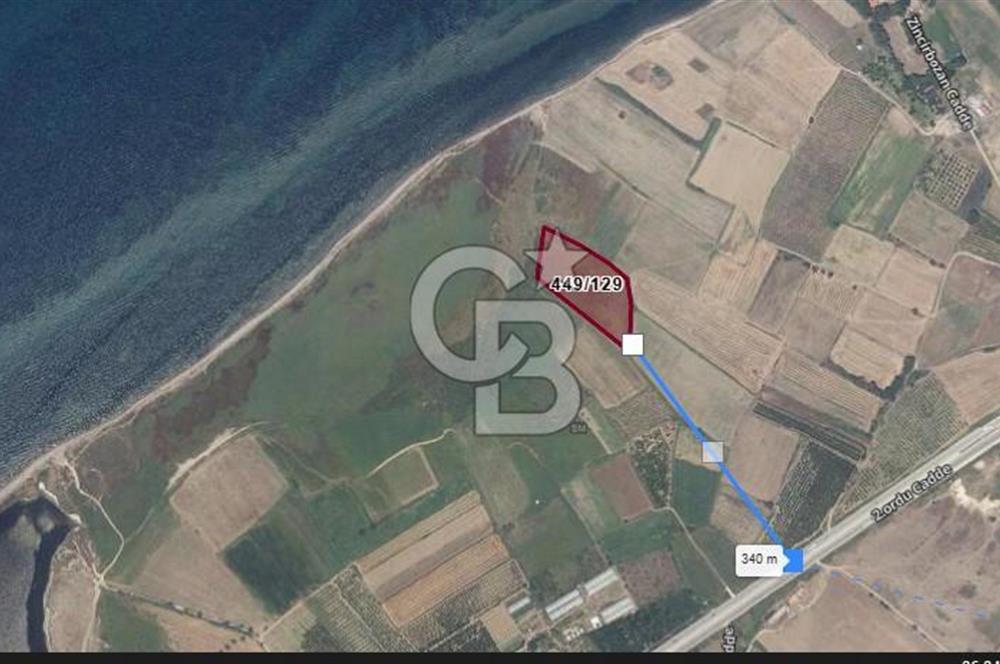 ÇANAKKALE LAPSEKİ ÇARDAK DENİZE 140 M SATILIK 9410 M2 TARLA