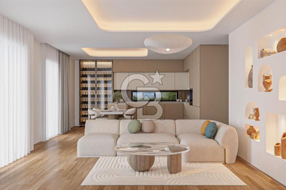 Efes Selçuk Çamlık’ta, tarihin ve doğanın kesişim noktasında konumlanan bu özel villa