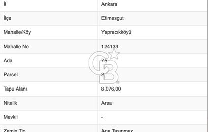 Bağlıca & Eskişehir Yolu Yakını | Değerlenen Bölgede İmarlı Arsa!
