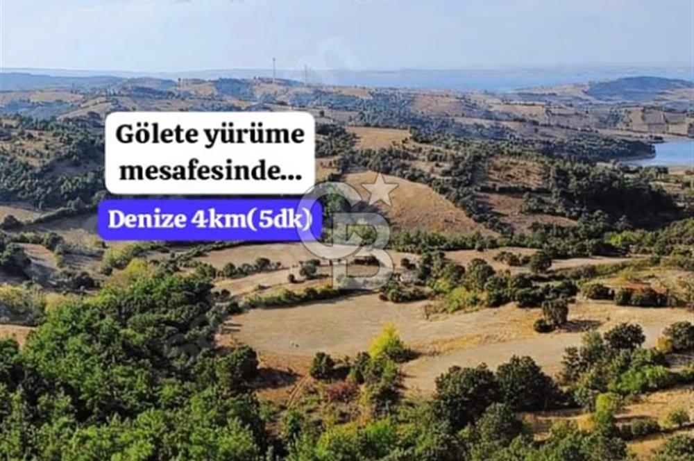 Lapseki/Taştepe'de deniz gören,resmi yolu olan 12.770m² arazi.
