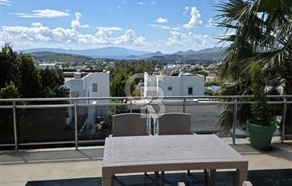 BODRUM KONACIK'ta DENİZ MANZARALI KİRALIK DUBLEKS VİLLA