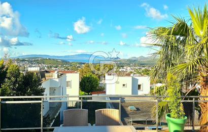 BODRUM KONACIK'ta DENİZ MANZARALI KİRALIK DUBLEKS VİLLA